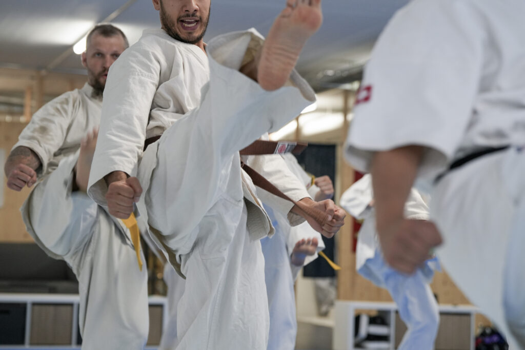 Kyokushin Karate Training Okawa Dojo Baden